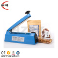 PSF-300 china small mini hand popcorn food aluminum foil plastic bags pouch heat hot sealer sealing machine with plastic body